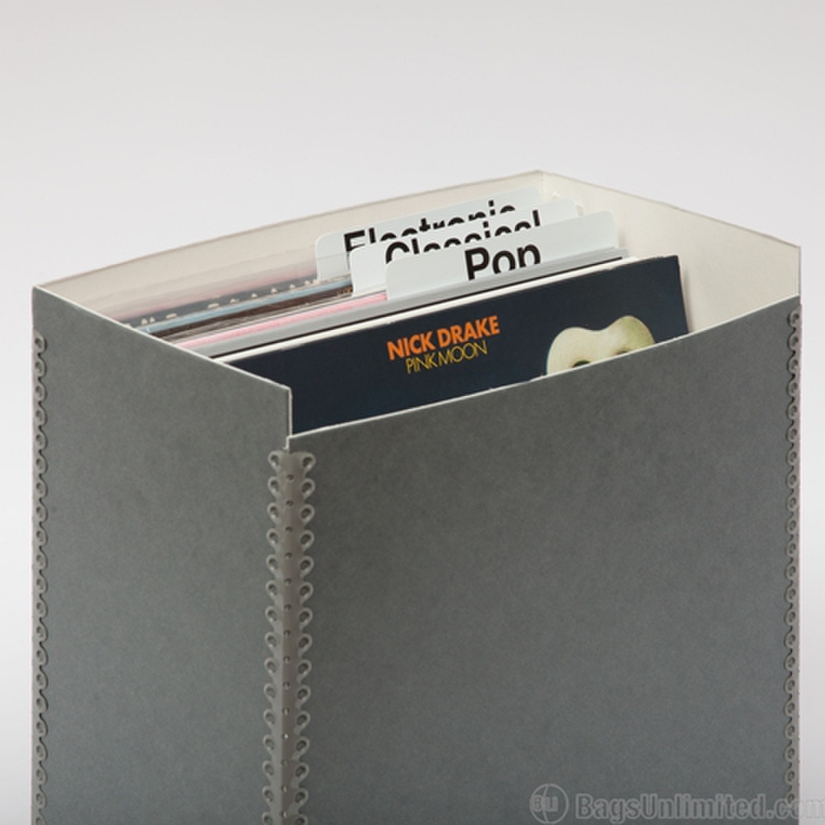 LP Record Storage Box. Archival bar